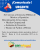 Convocatoria del Concurso de Méritos y Oposición